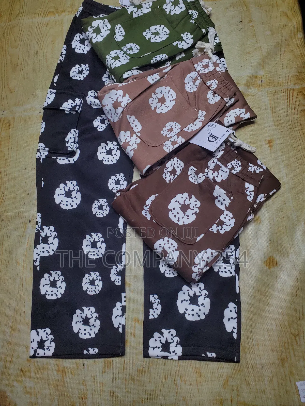 Quality Casual Designer Ready Made Tear Baggy Cargo Pant Trouser
