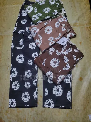 Quality Casual Designer Ready Made Tear Baggy Cargo Pant Trouser