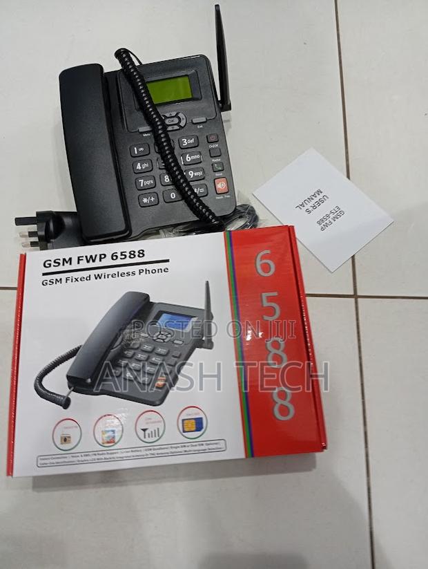 Discounted GSM Deskphone 6588 Fixed Wireless Phone Support Qua-Band