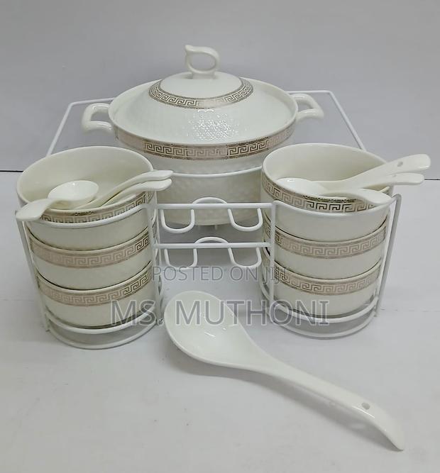 Elegant Dining Collection Soup Tureen /Serving Set - thumbnail 3