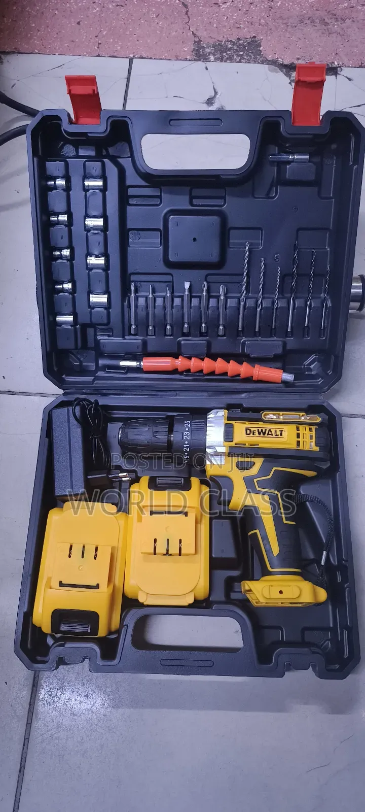 Portable Dewalt 26v Cordless Drill Set