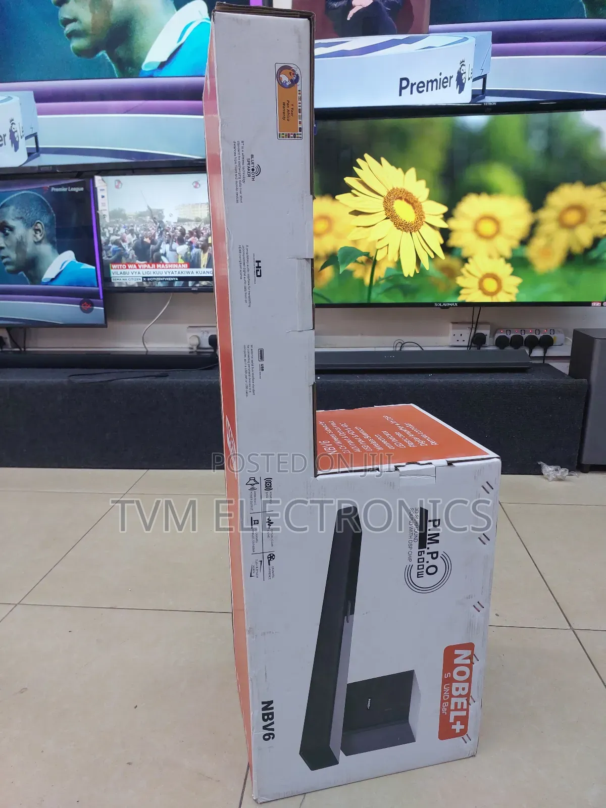 Nobel Plus Soundbar 116a 5.1 Channel 3d 17000w Pmpo Wireless Subwoofer
