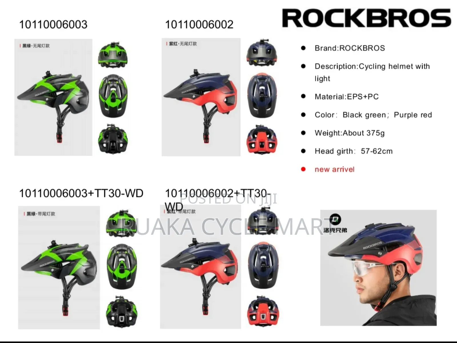 MTB Helmet With Camera Mount