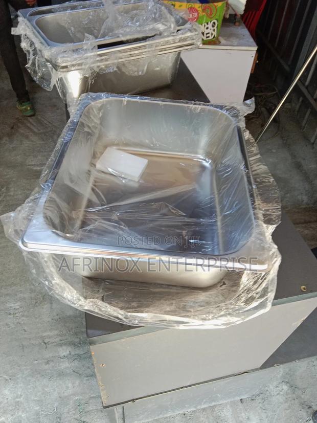 4 Inches Food Warmer Inserts 29cm by 23 by 10 Cm, 7 Litres Capacity