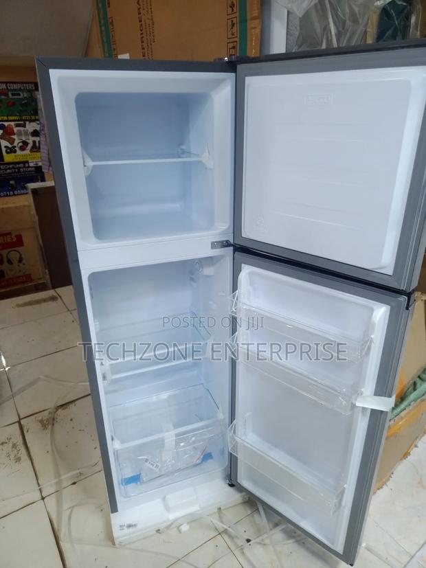 Hisense Double Door-154l Ref154dr Fridge Tempered Glass 