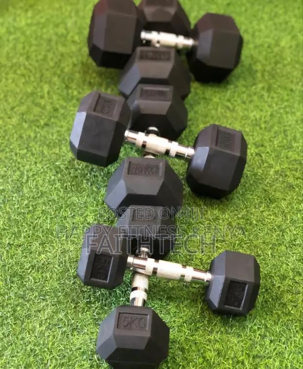 10kg Pair Hexagon Dumbell