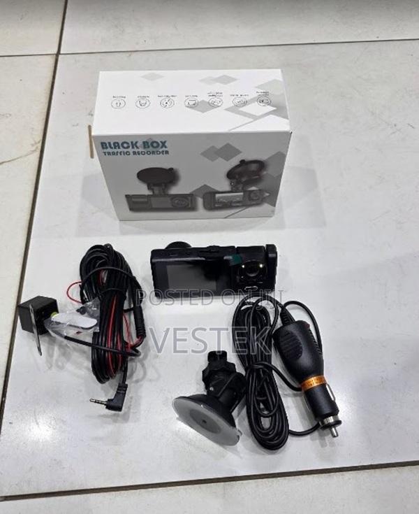 3 Cameras Car Black Box Hd 1080p Night Vision Car 3 in 1 Dashcam
