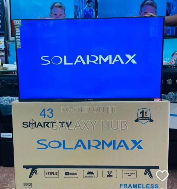 Solarmax 43 Inches Smart Android Digital Tv Bluetooth Qled Enabled