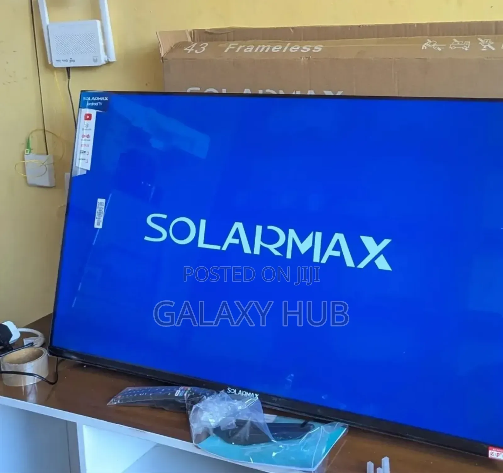 Solarmax 43 Inches Smart Android Digital Tv Bluetooth Qled Enabled