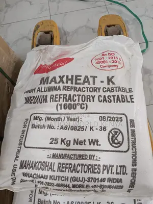 Industrial Maxheat K 1600°C Fireproof Castable Cement