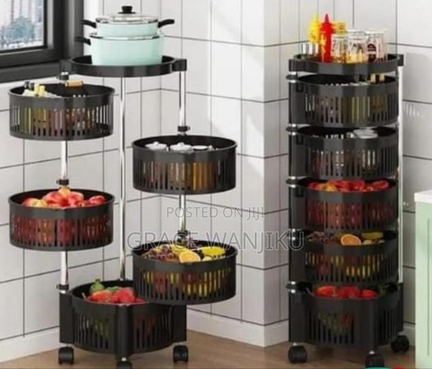 Rotating Plastic Fruit Rack