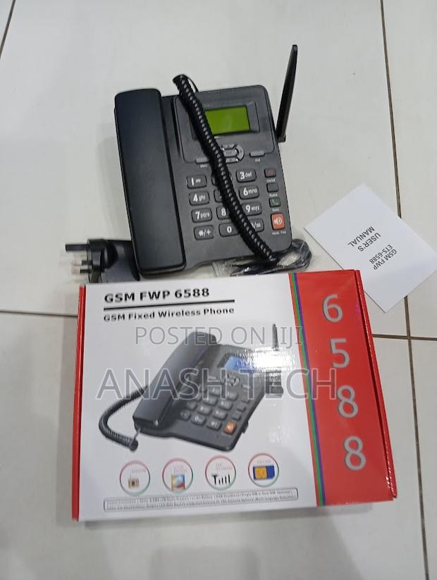 GSM Three-Way Conference Dual Sim Deskphone - main view