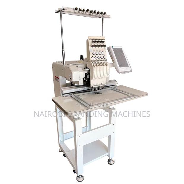 New 12 Needles Laser Cutting Function Industrial 1 Head Embroidery