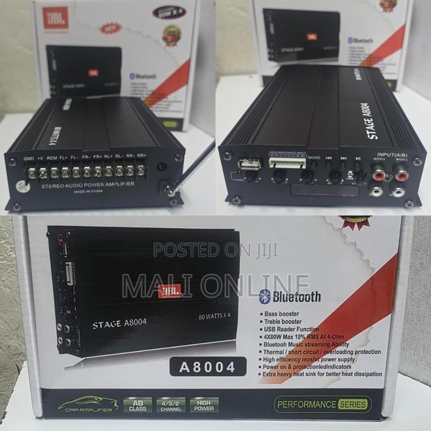JBL Car Amplifier 4-Channel Bluetooth Stereo Audio Power Amp - main view