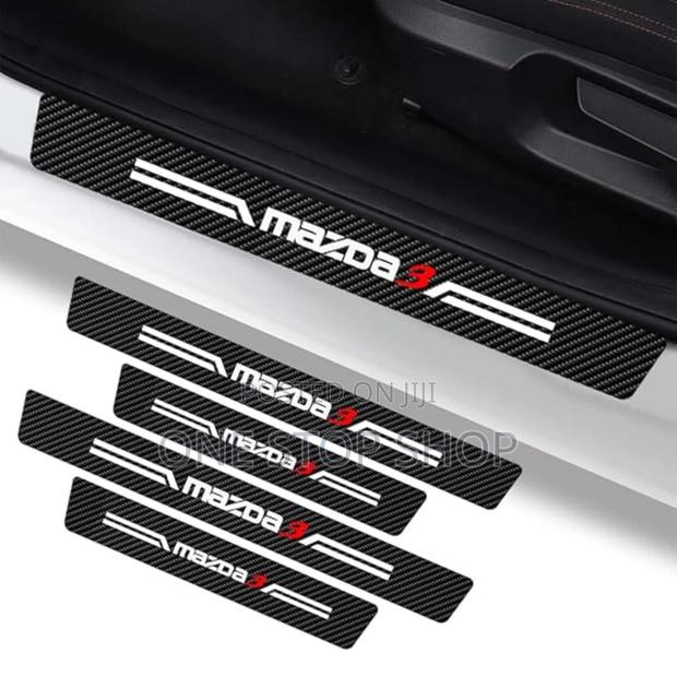 Mazda 4pcs Branded Door Step Self Adhesive Stickers - thumbnail 2
