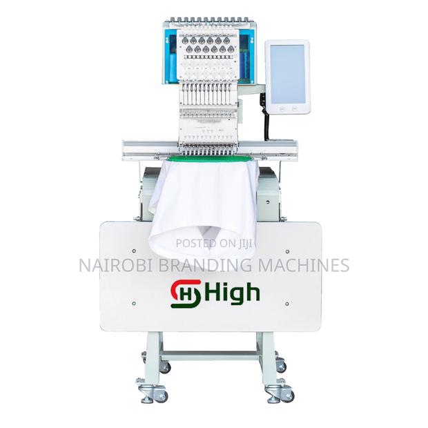Low Noise Embroidery Printing Machine Embroidery Machine 1 Head - main view