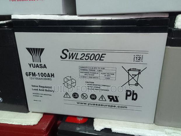 Heavy Duty 100ah Yuasa Deep Cycle Battery - main view