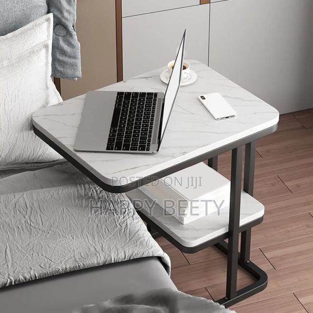 Luxury Marble Textured Side Table - thumbnail 3