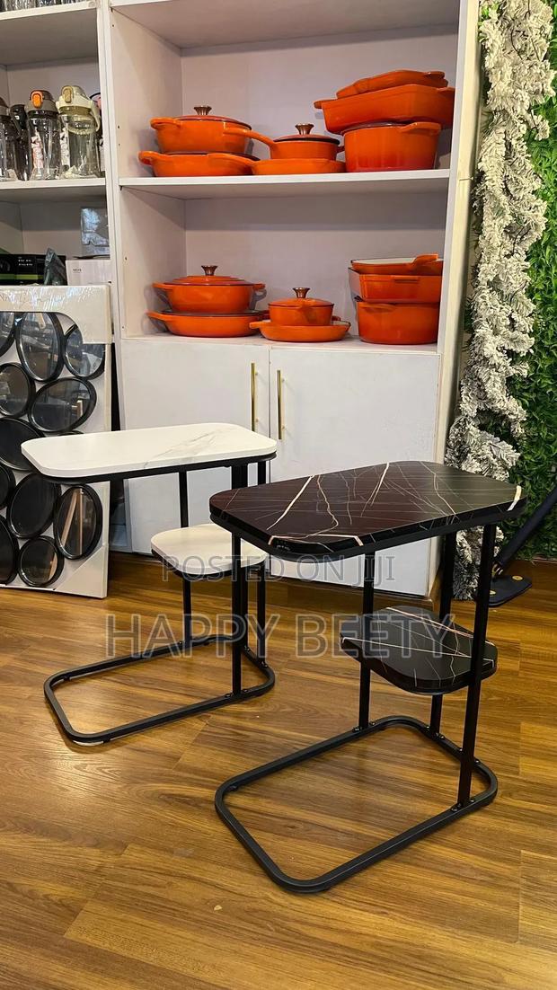 Luxury Marble Textured Side Table - thumbnail 6