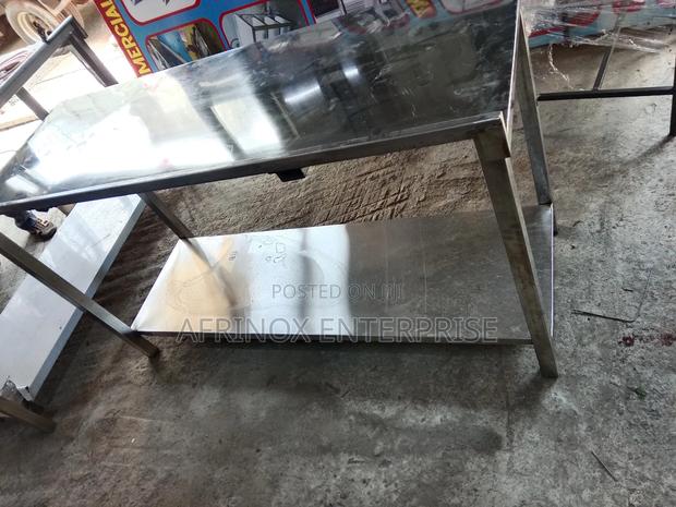 Commercial Stainless Steel Prep TableIdeal for Food Preparation.