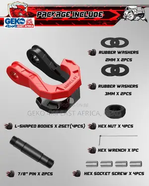 D Ring Shackles 3/4" Split Shackles, 44,000lbs