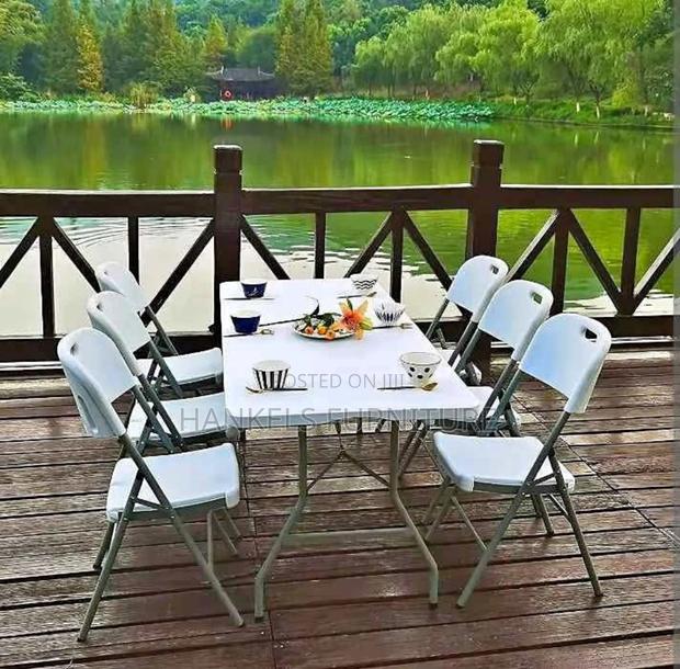 Foldable Dining/Study Table – Premium Plastic