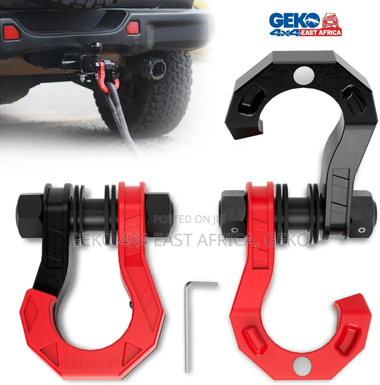 D Ring Shackles 3/4" Split Shackles, 44,000lbs