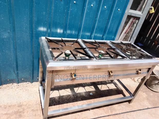 Stainless Steel Three Burner High Pressure - main view