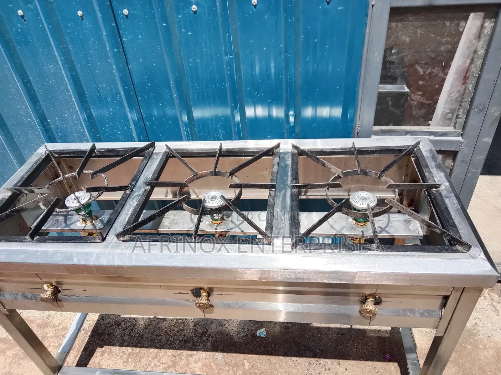 Stainless Steel Three Burner High Pressure