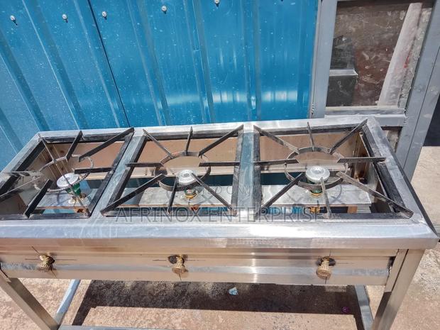 High Pressure Three Burner Gas Cooker - main view