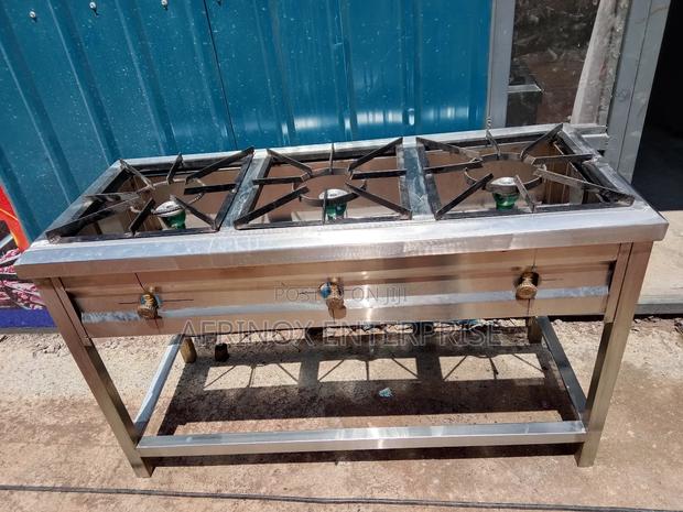 High Pressure Three Burner Gas Cooker - thumbnail 3