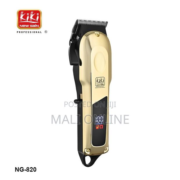 Cordless Hair Clipper Led Display 2000mah Battery Barber Machine - thumbnail 4