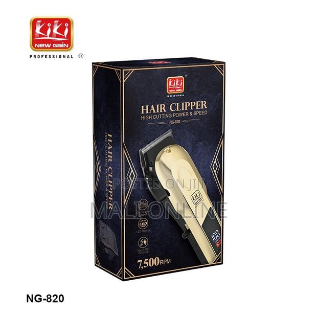 Cordless Hair Clipper Led Display 2000mah Battery Barber Machine - thumbnail 6