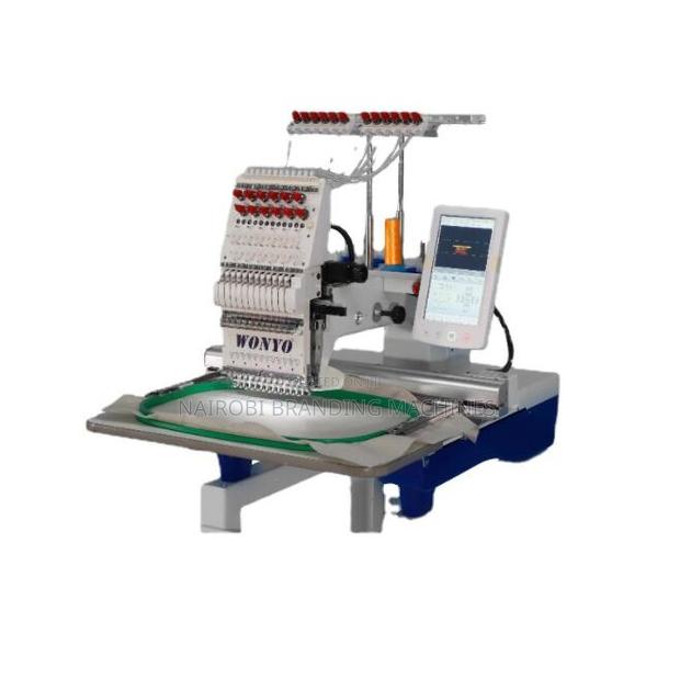 12needle 1 Head 10 Inch Touch Screen Multi-Function Embroidery Machine