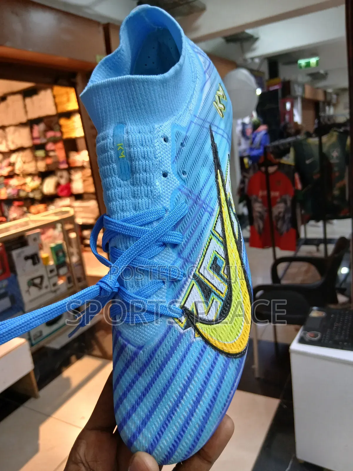 Air Zoom "Ky Air Swoosh" Edition Baltic Blue Football Boots