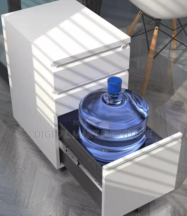 Three Drawer White Boss Fie Storage Unit - thumbnail 7