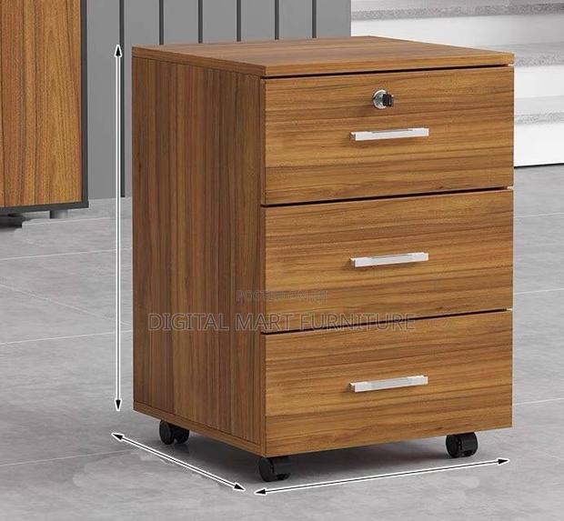 Three Drawer White Boss Fie Storage Unit - thumbnail 8