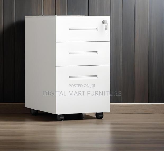 Three Drawer White Boss Fie Storage Unit - thumbnail 10