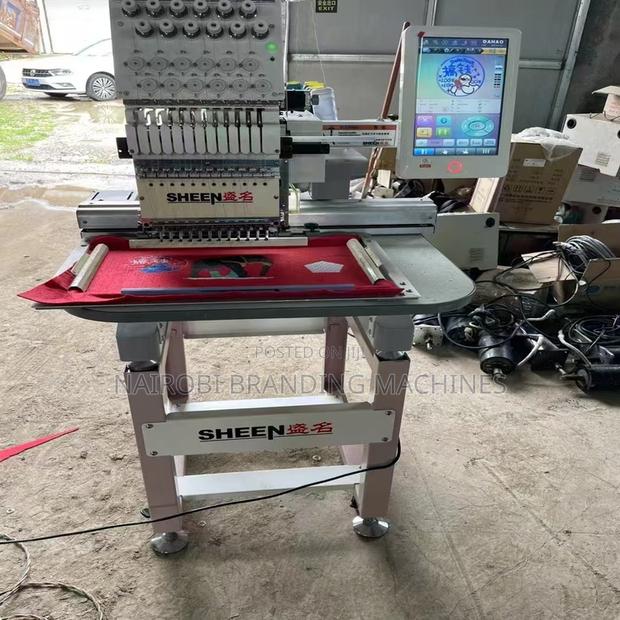 Factory Direct Sell Single Head Cap Flat Embroidery Machine 1200 RPM