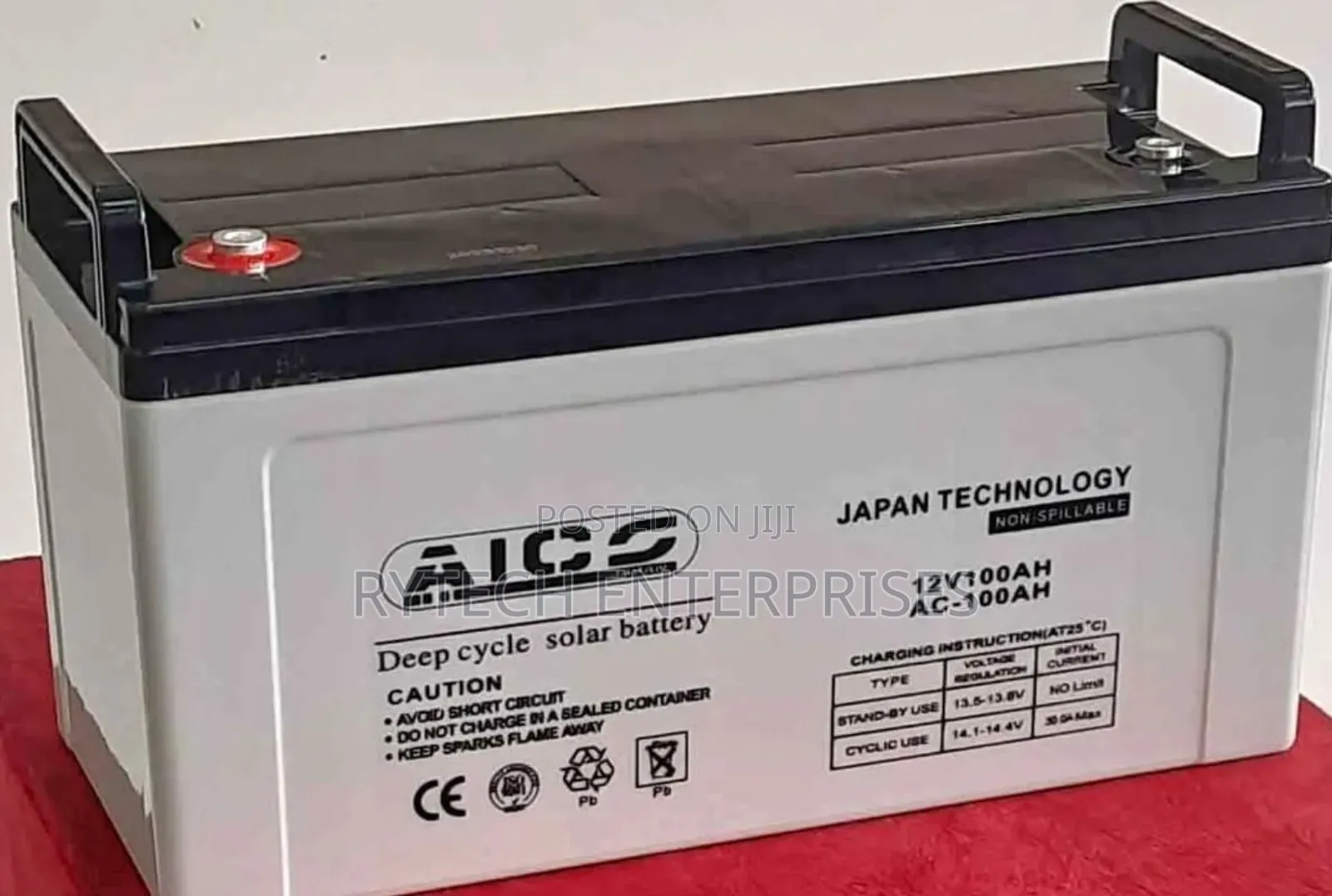 Aico Deep Cycle Solar Battery 100ah