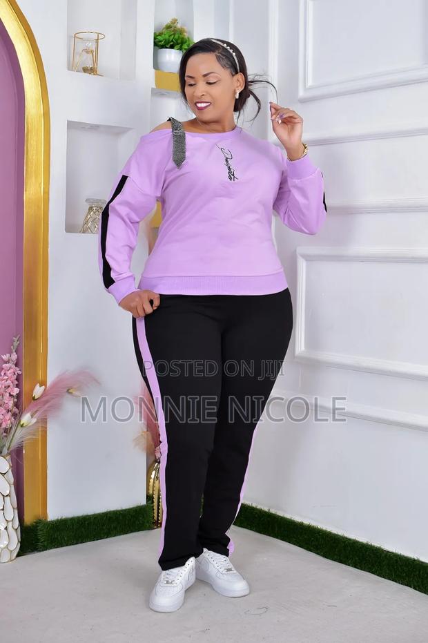 Stylish Purple Tracksuit - main view