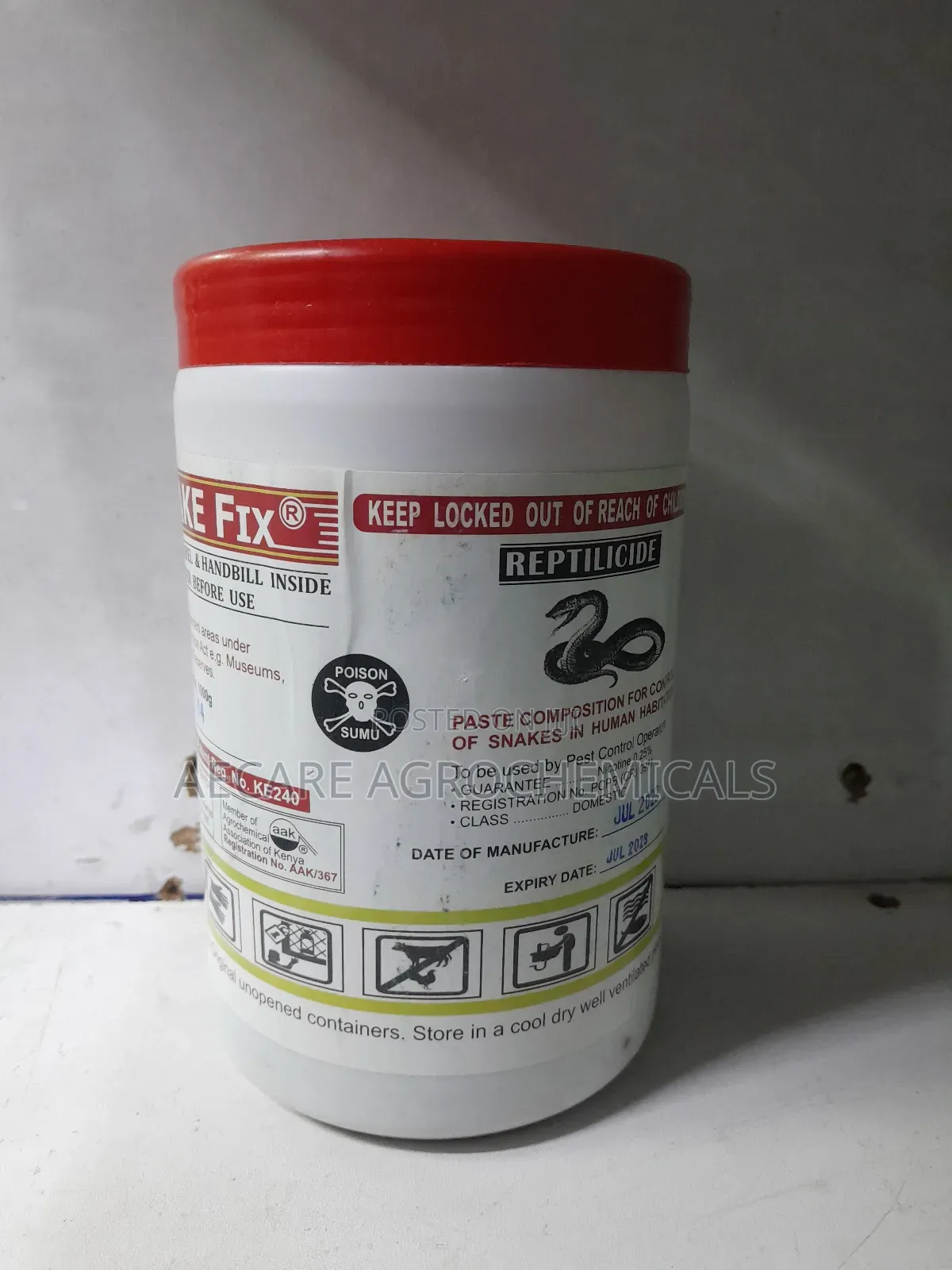 Snake Fix Reptilicide Gel 1kg Snake Killer