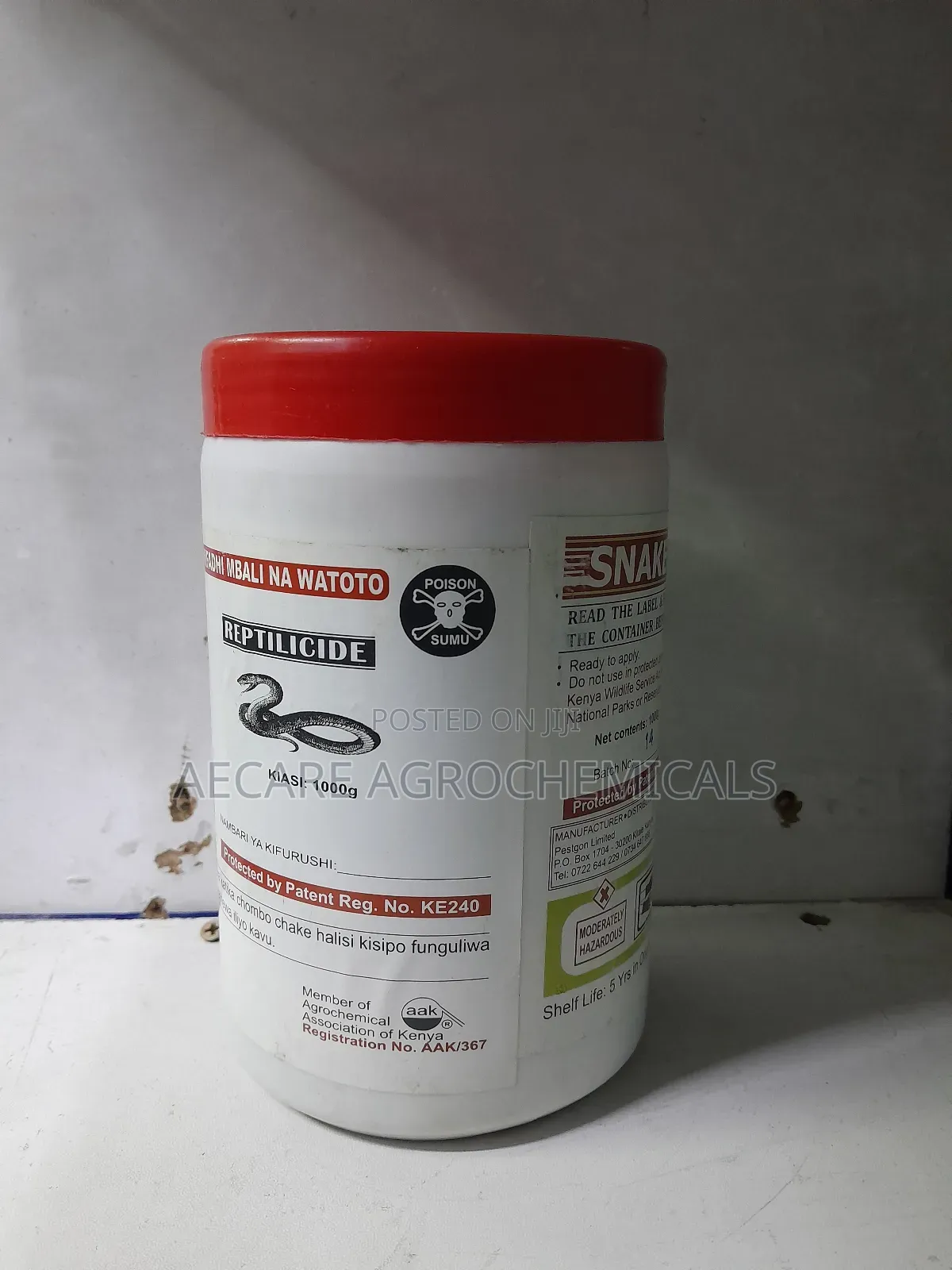 Snake Fix Reptilicide Gel 1kg Snake Killer