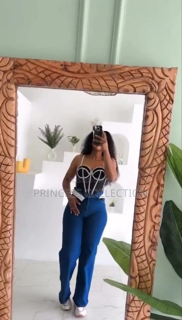 Corset Cotton Crop Top - thumbnail 4