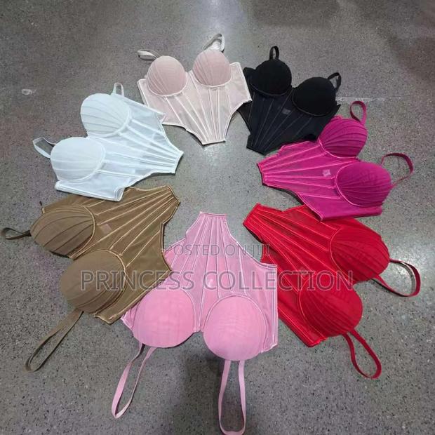 Corset Cotton Crop Top - thumbnail 5