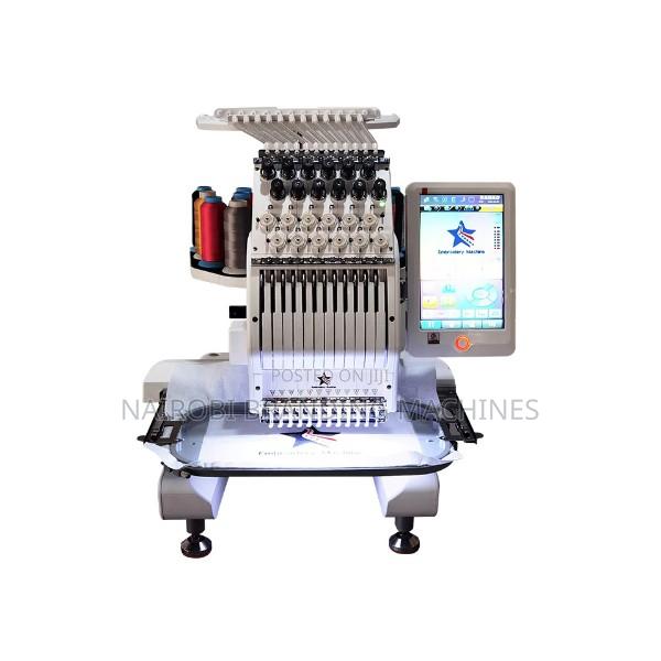 Single Head 15 Needles New Condition Flat Embroidery Machine