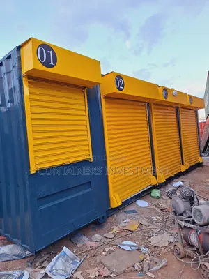 20ft Container Stalls With Door Extension- Extra Shop Created.