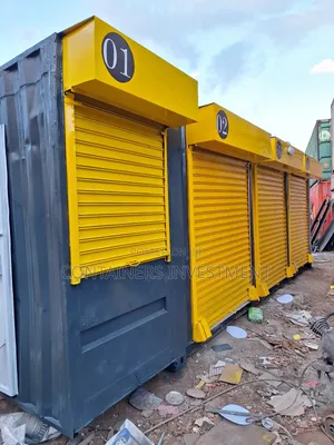 20ft Container Stalls With Door Extension- Extra Shop Created.