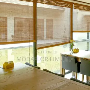 Premium Bamboo Roller Blinds _ Natural Look