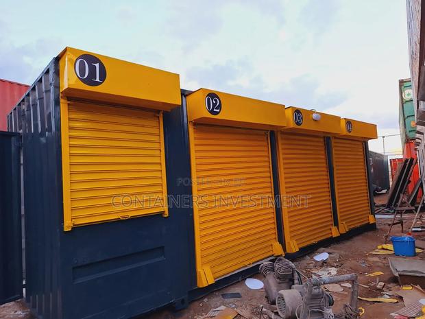 20ft Container Stalls- We Refurbish Shipping Containers. - thumbnail 2